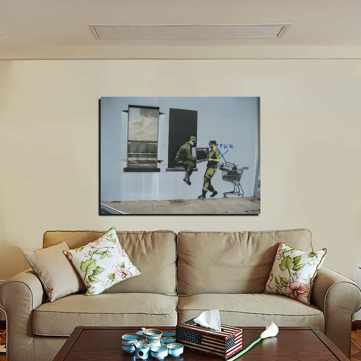 Looting Soldiers Canvas Art
