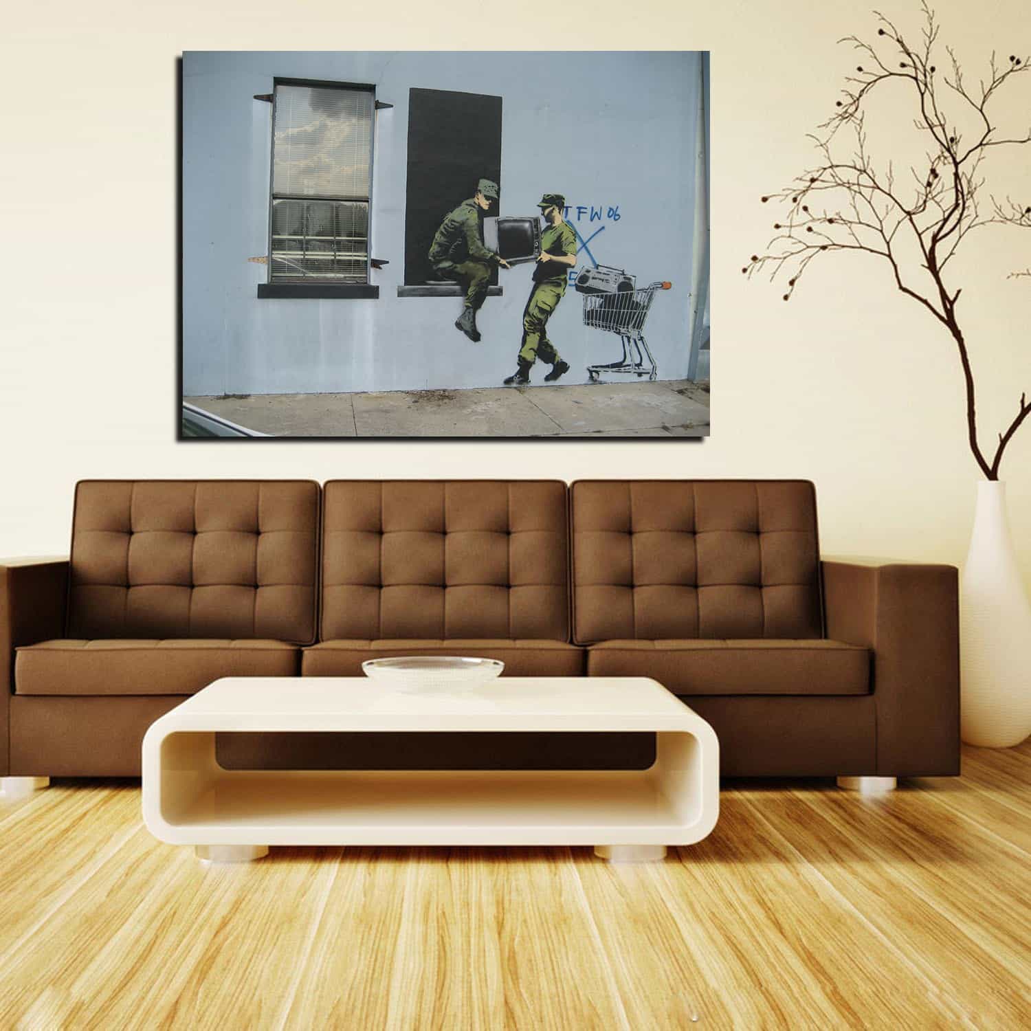Looting Soldiers Canvas Art