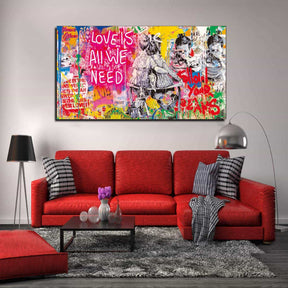 Love is All We Need Canvas Art