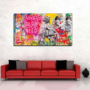 Love is All We Need Canvas Art