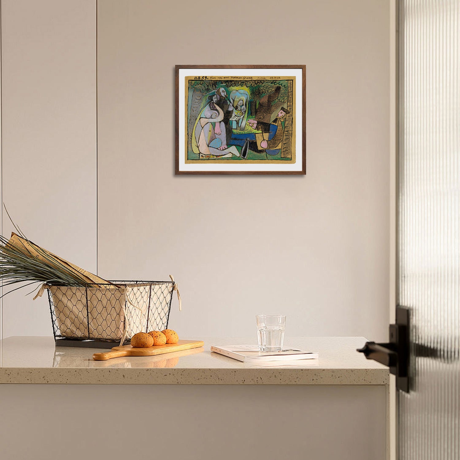 Pablo Picasso Wall Art Luncheon On The Grass Poster Framed Art