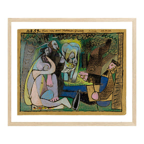 Pablo Picasso Wall Art Luncheon On The Grass Poster Framed Art