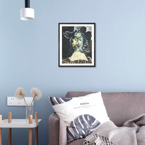 Pablo Picasso Wall Art Musketeer In Hat Poster Framed Art