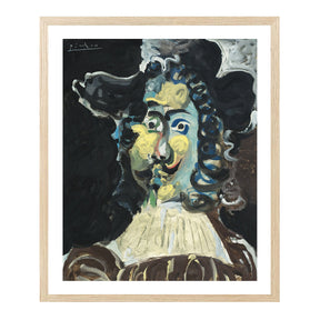 Pablo Picasso Wall Art Musketeer In Hat Poster Framed Art