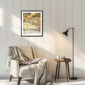 Gustav Klimt Wall Art Malcesine On Lake Garda Poster Framed Klimt Art