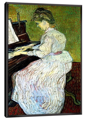 Marguerite Gachet At The Piano Canvas Art