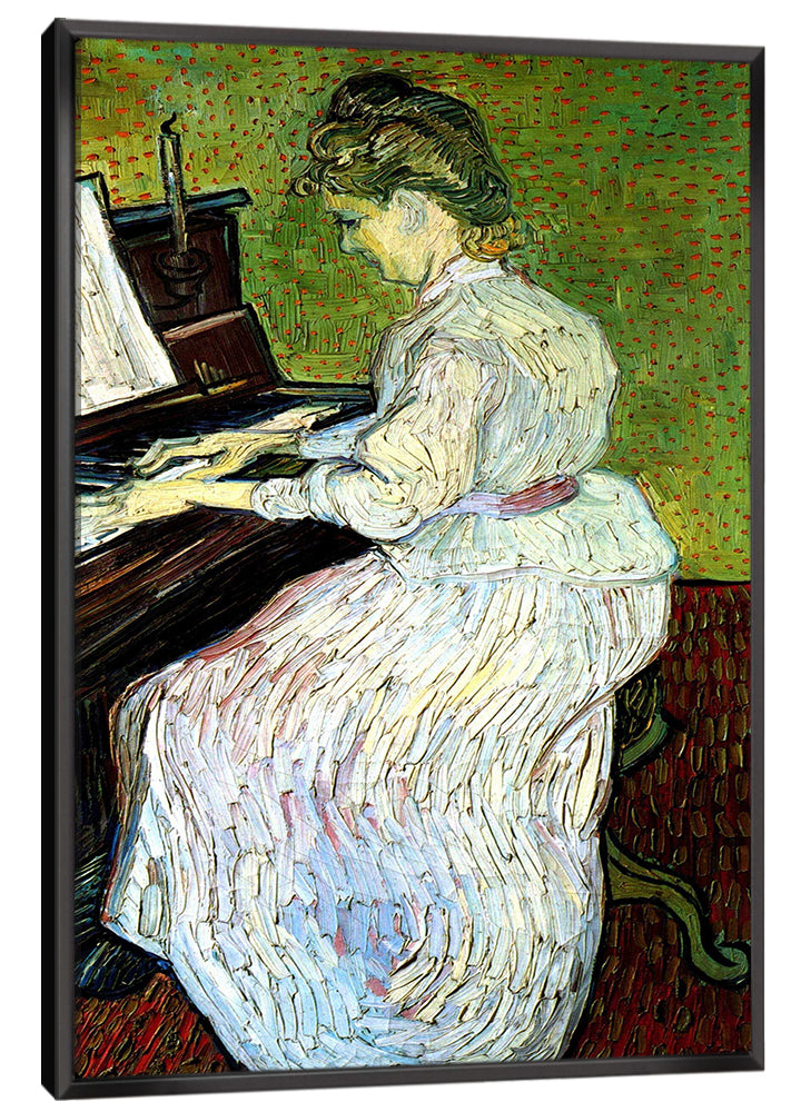 Marguerite Gachet At The Piano Canvas Art
