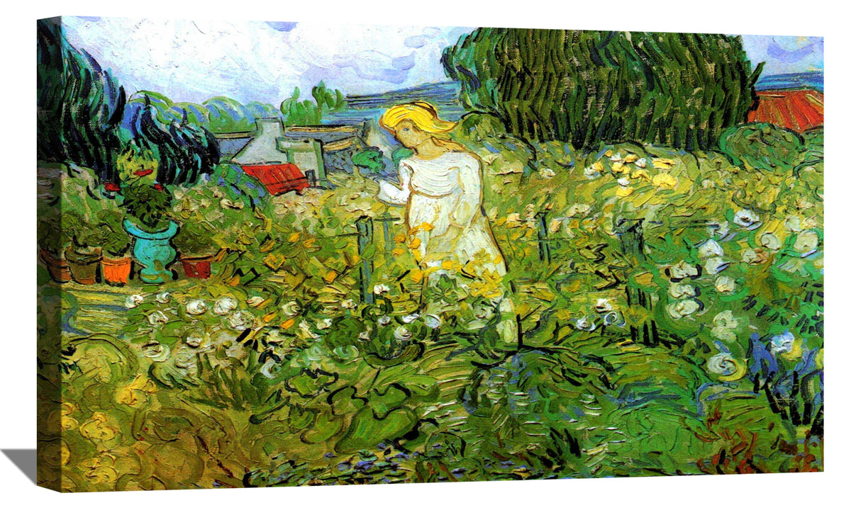 Marguerite Gachet In The Garden Canvas Art