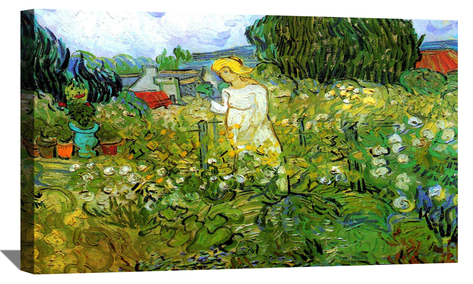 Marguerite Gachet In The Garden Canvas Art
