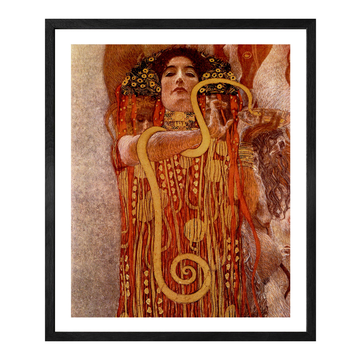 Gustav Klimt Wall Art Medicine Hygieia Poster Framed Klimt Art