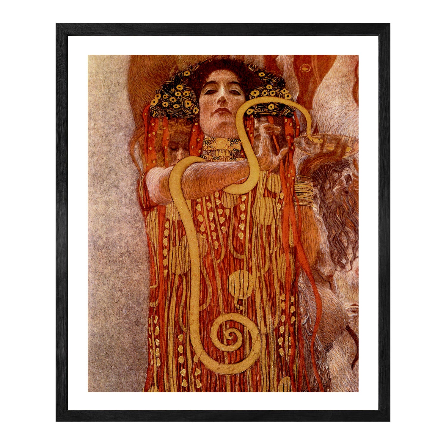 Gustav Klimt Wall Art Medicine Hygieia Poster Framed Klimt Art