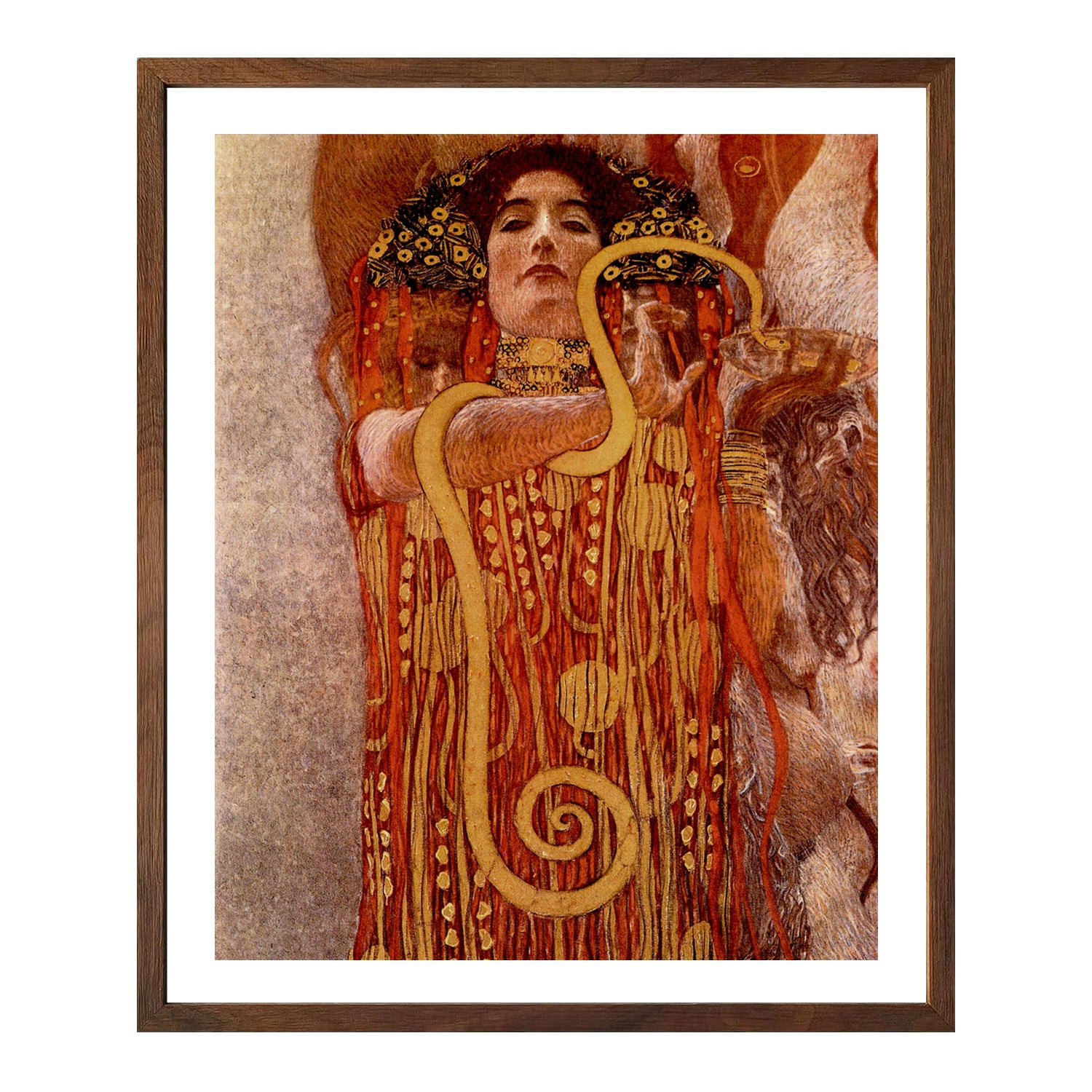 Gustav Klimt Wall Art Medicine Hygieia Poster Framed Klimt Art
