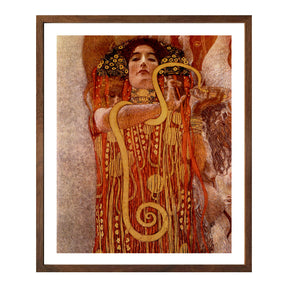 Gustav Klimt Wall Art Medicine Hygieia Poster Framed Klimt Art