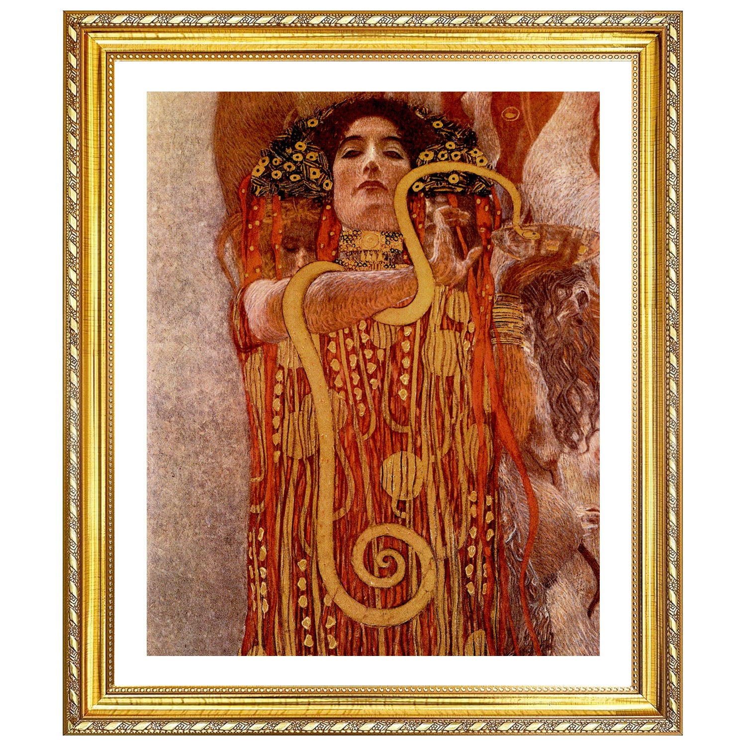 Gustav Klimt Wall Art Medicine Hygieia Poster Framed Klimt Art