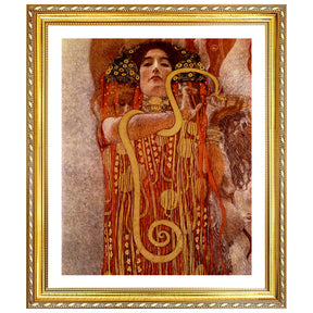Gustav Klimt Wall Art Medicine Hygieia Poster Framed Klimt Art