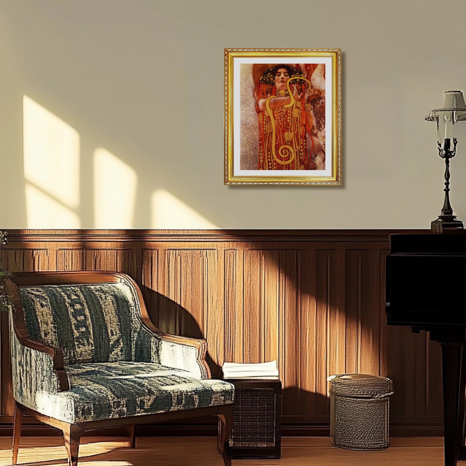 Gustav Klimt Wall Art Medicine Hygieia Poster Framed Klimt Art