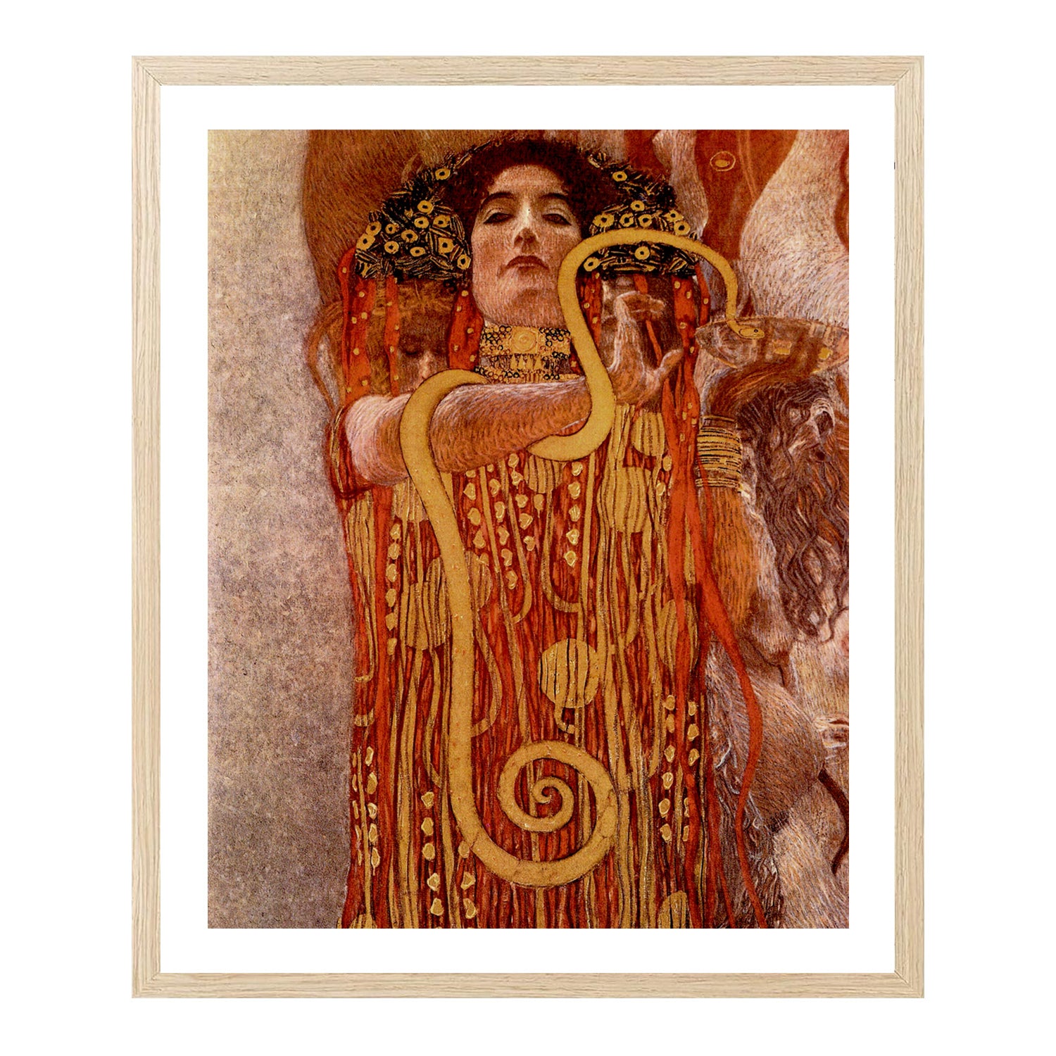 Gustav Klimt Wall Art Medicine Hygieia Poster Framed Klimt Art