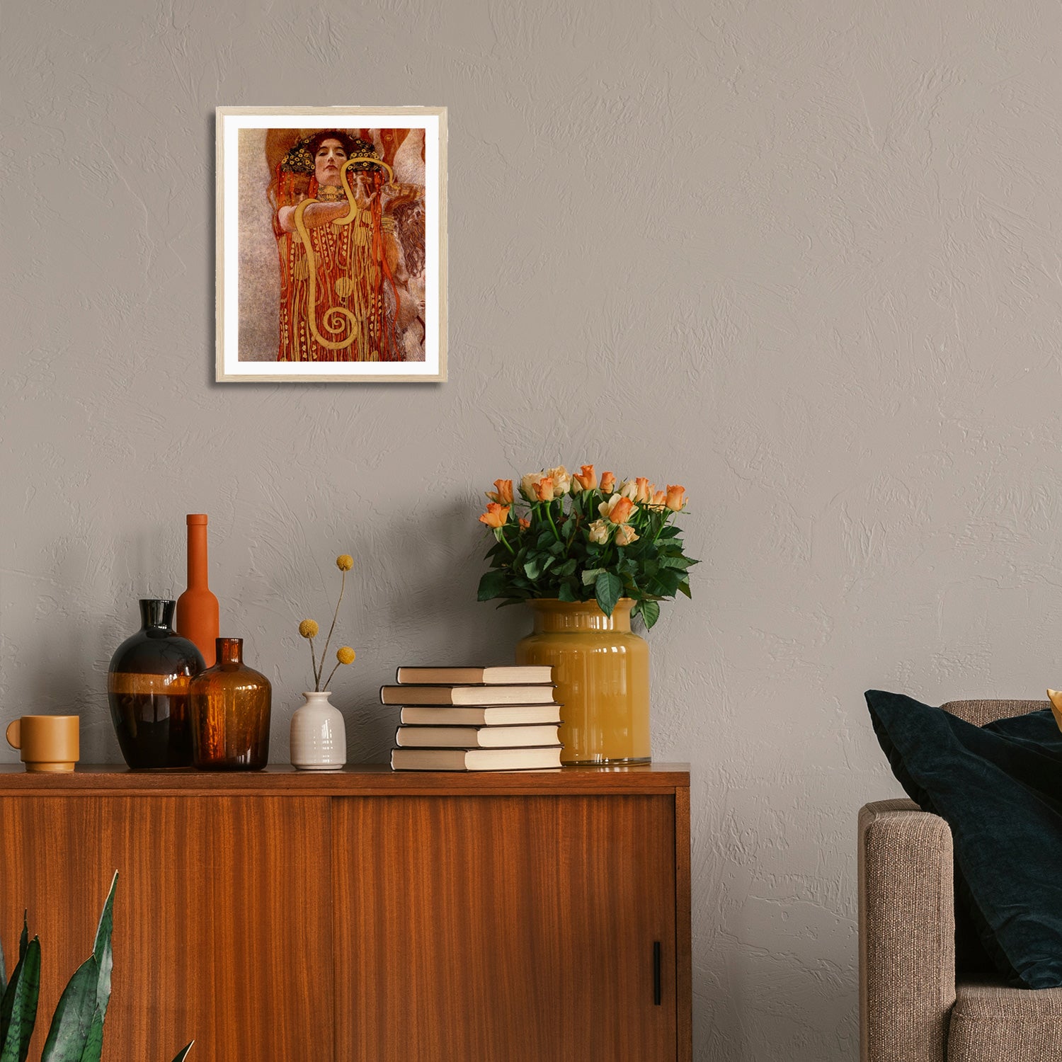 Gustav Klimt Wall Art Medicine Hygieia Poster Framed Klimt Art
