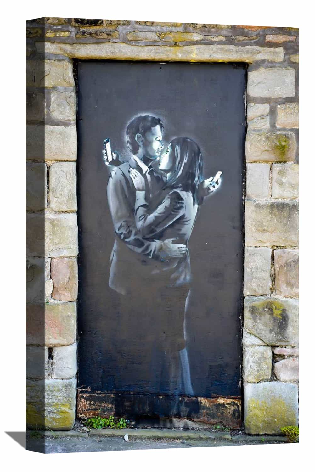 Mobile Phone Lovers Canvas Art