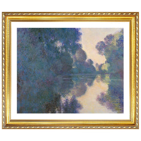 Claude Monet Wall Art Morning On The Seine Near Giverny Poster Framed