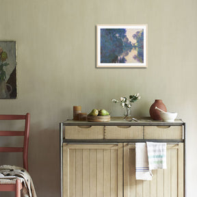 Claude Monet Wall Art Morning On The Seine Near Giverny Poster Framed