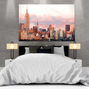 Twilight Empire State Building Canvas Art