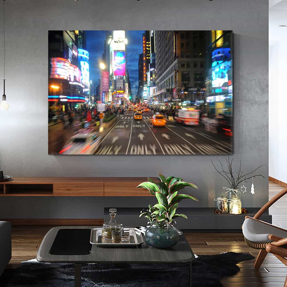 Times Square Canvas Art