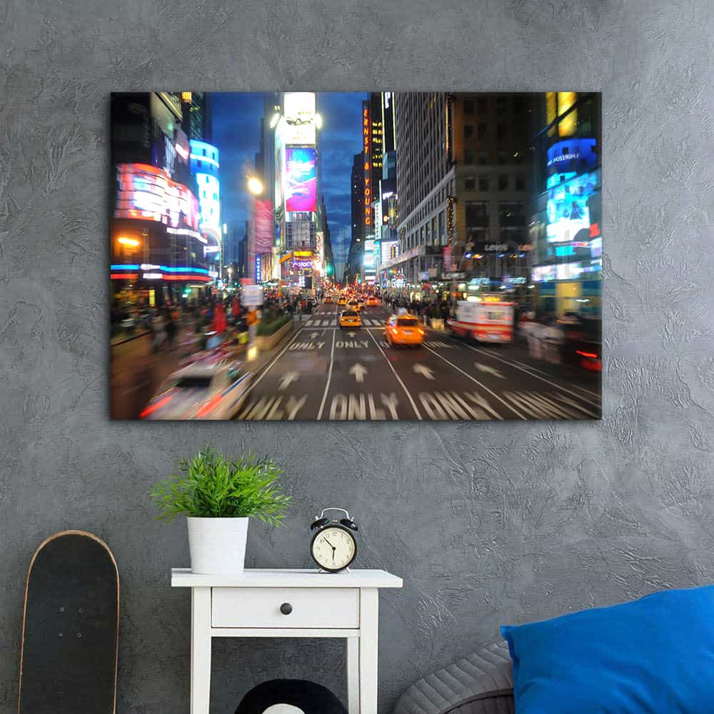 Times Square Canvas Art