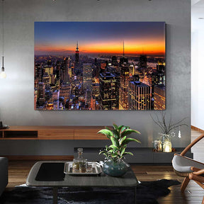 Manhattan Skyline Canvas Art