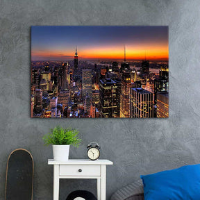 Manhattan Skyline Canvas Art