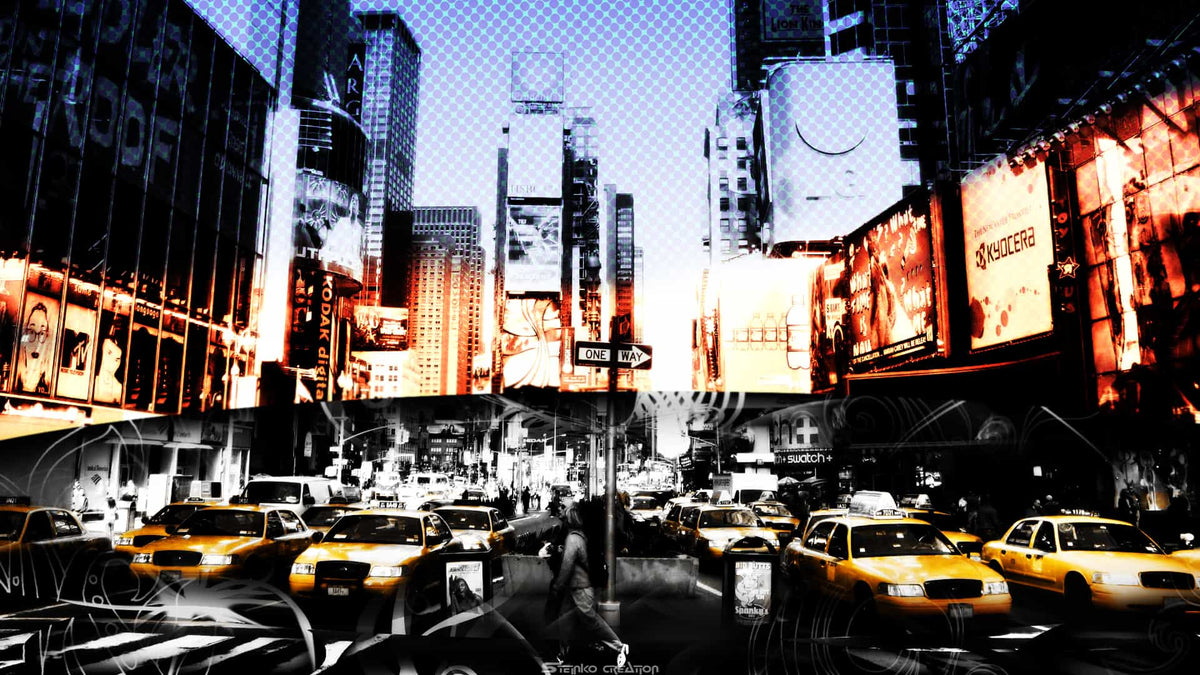 New York Times Square Canvas Art