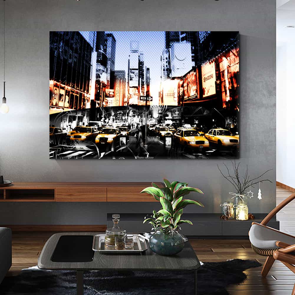 New York Times Square Canvas Art