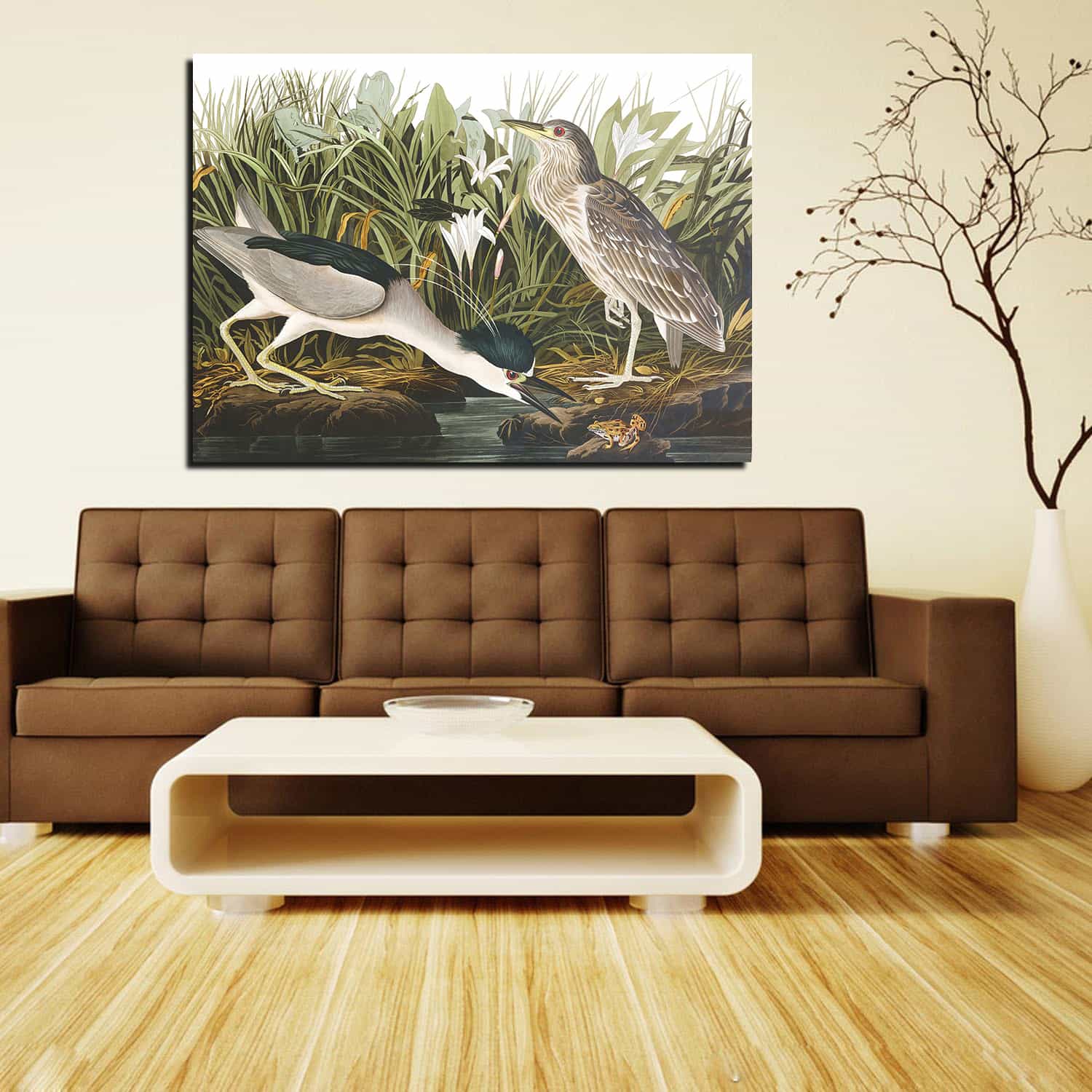 Night Heron Canvas Art