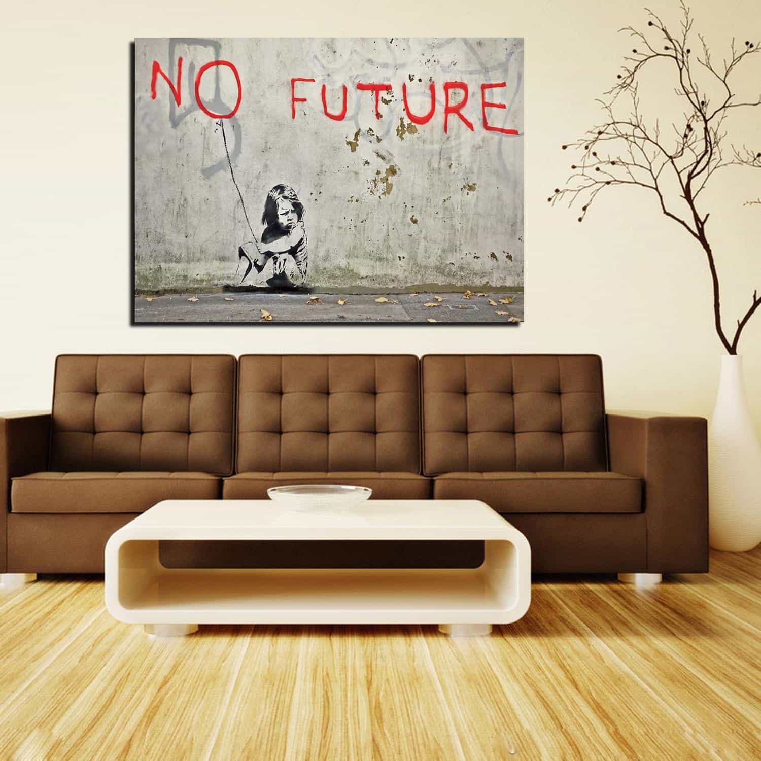 No Future Canvas Art