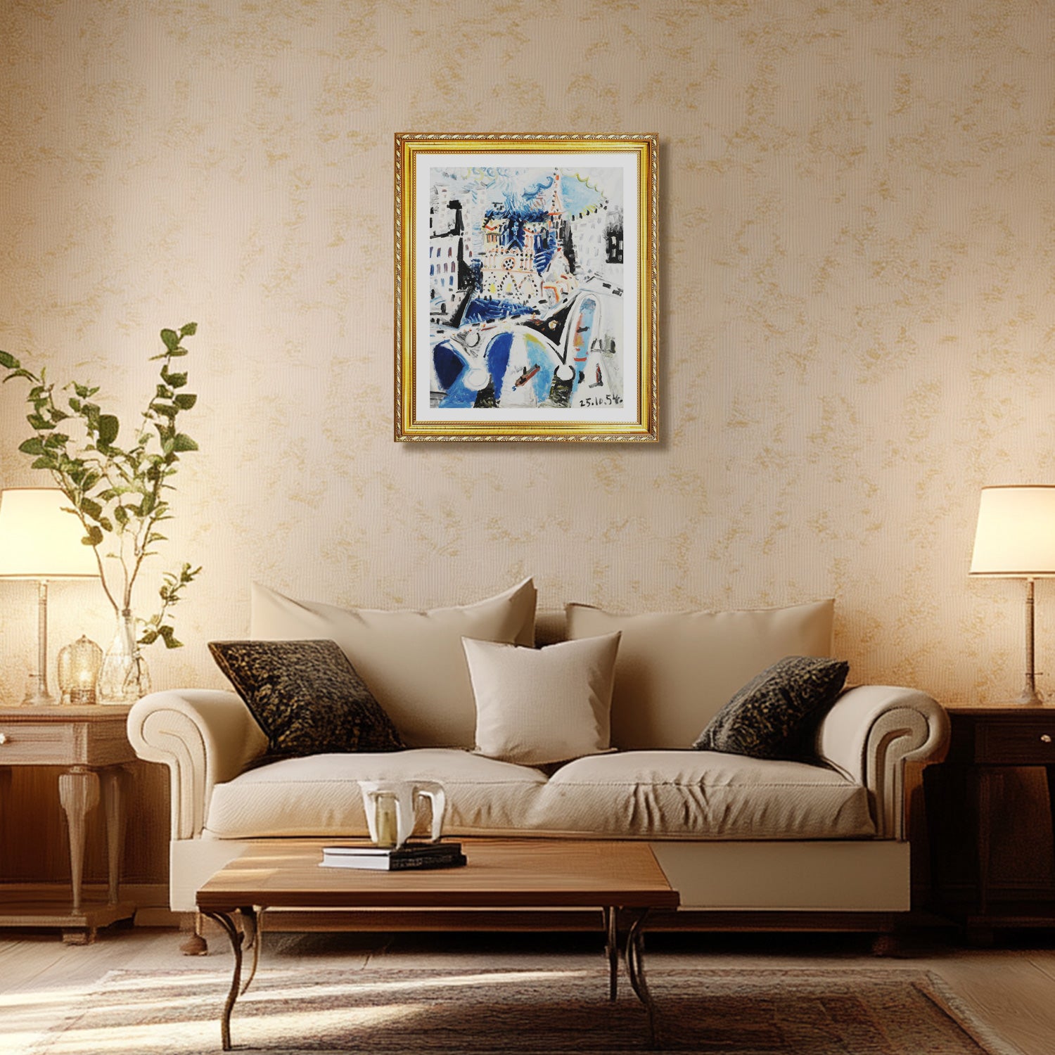 Pablo Picasso Wall Art Notre Dame De Paris Poster Framed Art