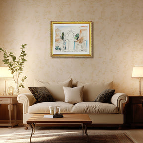 Pablo Picasso Wall Art On The Terrace Poster Framed Art