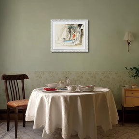 Pablo Picasso Wall Art On The Beach Poster Framed Art