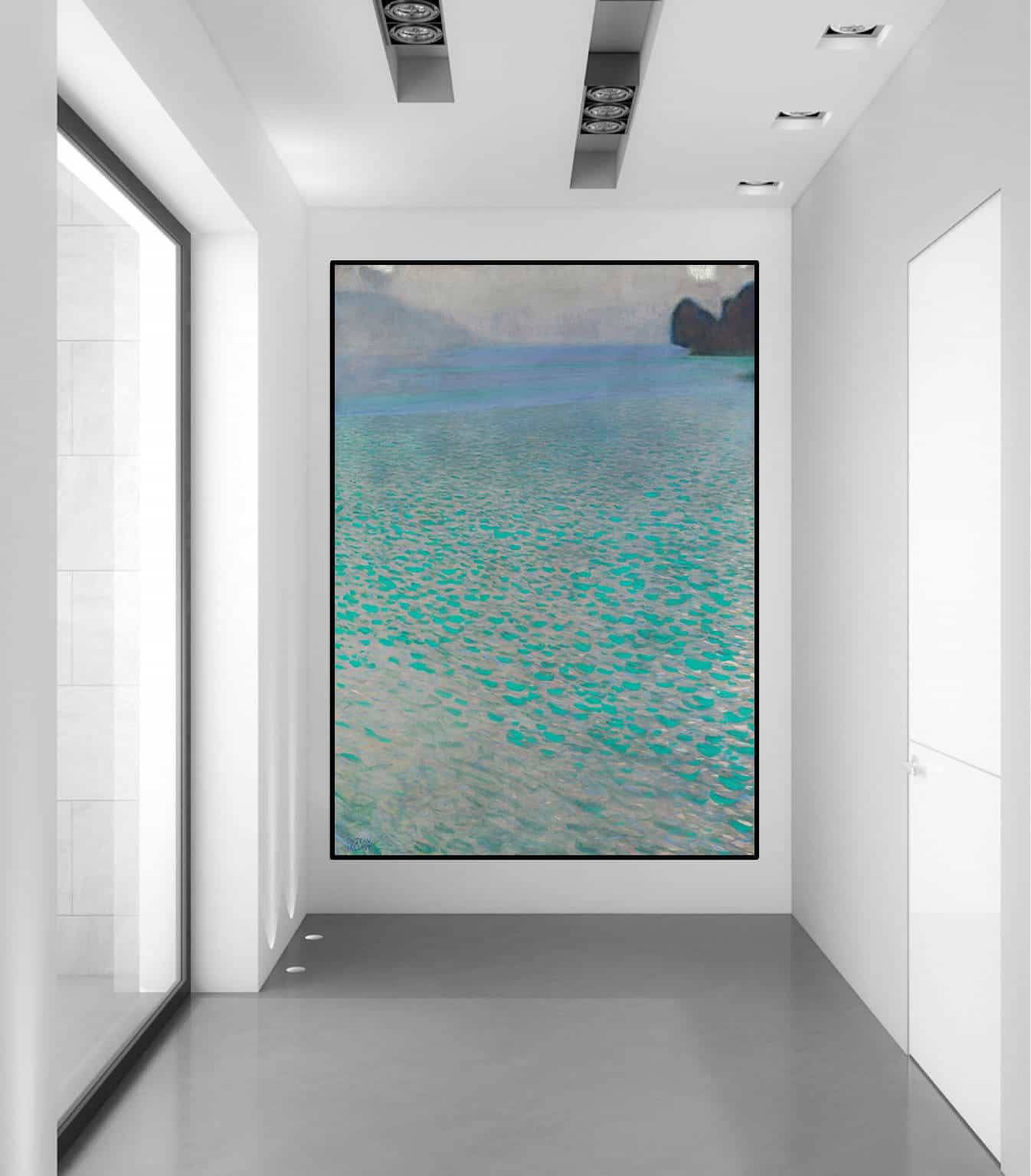 On Lake Attersee Canvas Art