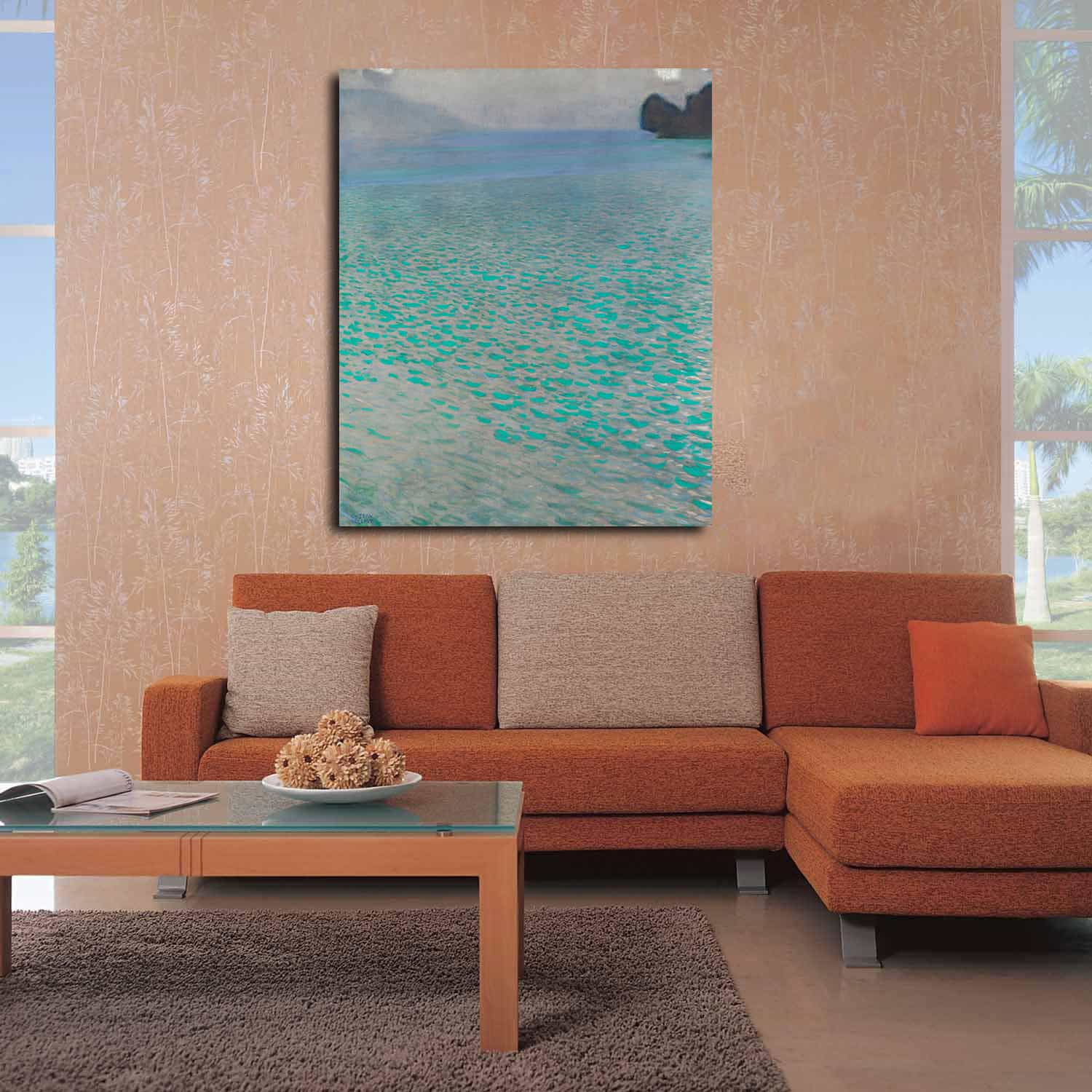 On Lake Attersee Canvas Art