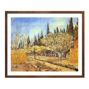 Vincent Van Gogh Orchard In Blossom Wall Art Van Gogh Poster