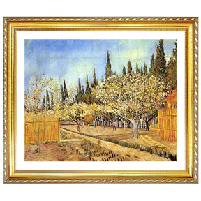 Vincent Van Gogh Orchard In Blossom Wall Art Van Gogh Poster