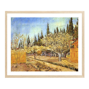 Vincent Van Gogh Orchard In Blossom Wall Art Van Gogh Poster