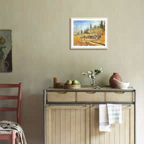 Vincent Van Gogh Orchard In Blossom Wall Art Van Gogh Poster