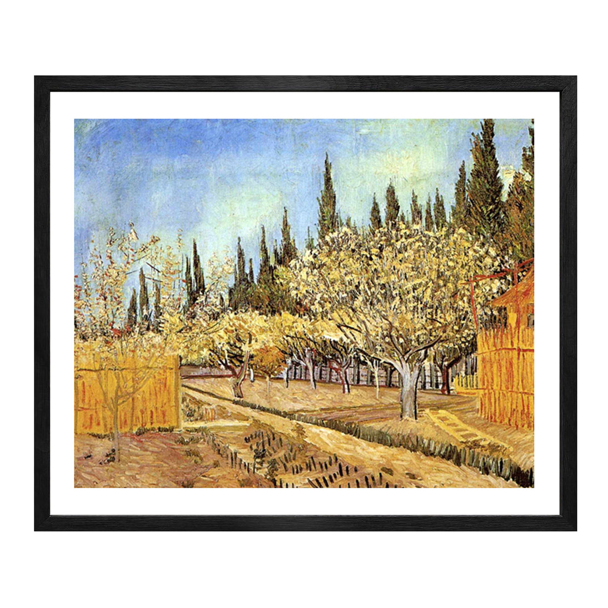 Van Gogh Art Lane In Garden