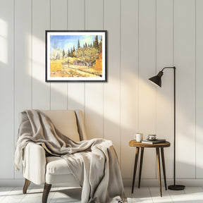 Vincent Van Gogh Orchard In Blossom Wall Art Van Gogh Poster