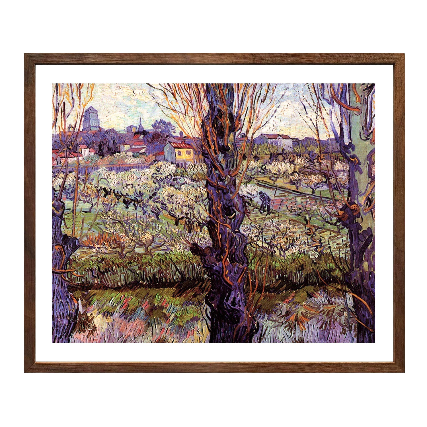 Vincent Van Gogh Orchard In Blossom Wall Art Van Gogh Poster