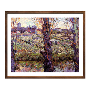 Vincent Van Gogh Orchard In Blossom Wall Art Van Gogh Poster