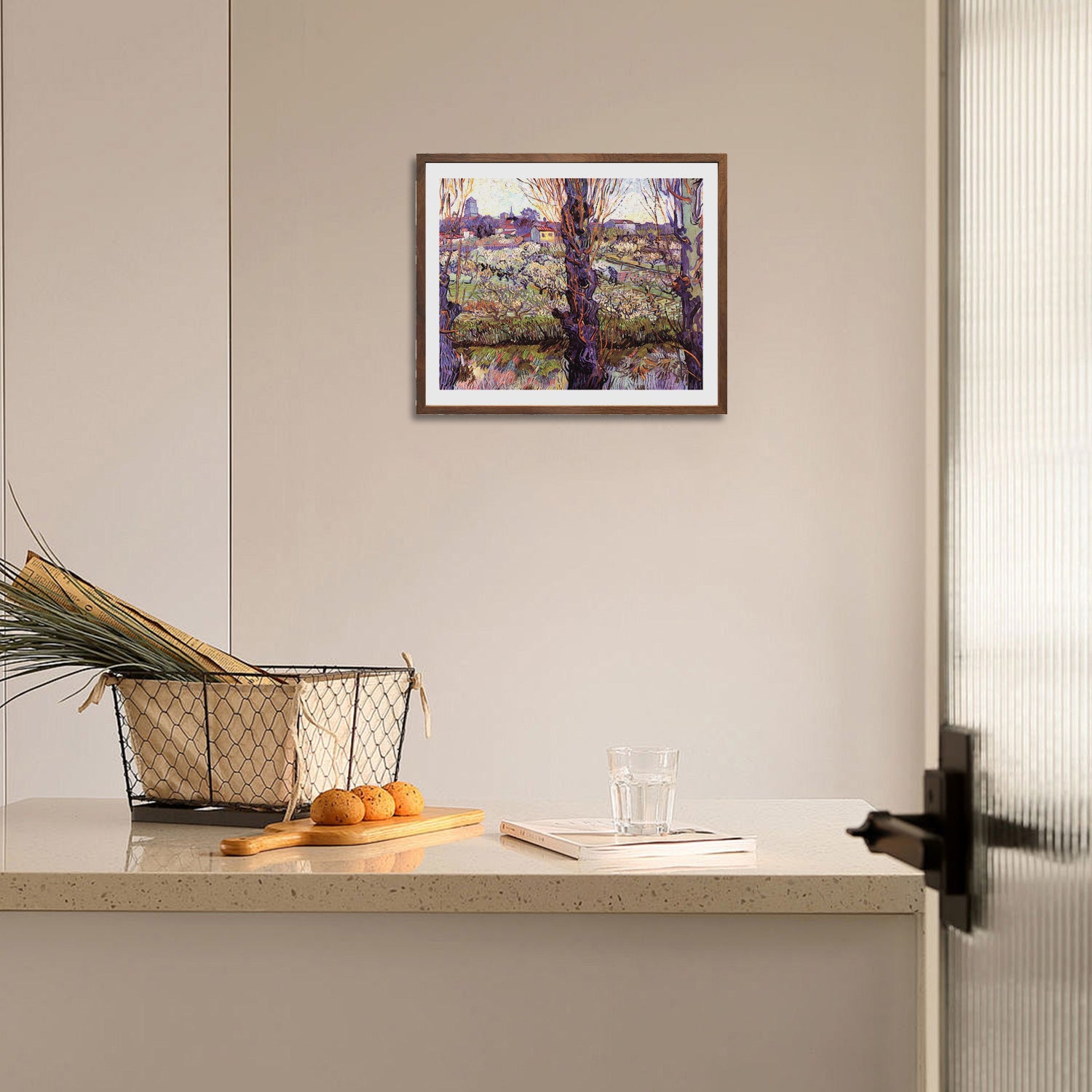 Vincent Van Gogh Orchard In Blossom Wall Art Van Gogh Poster