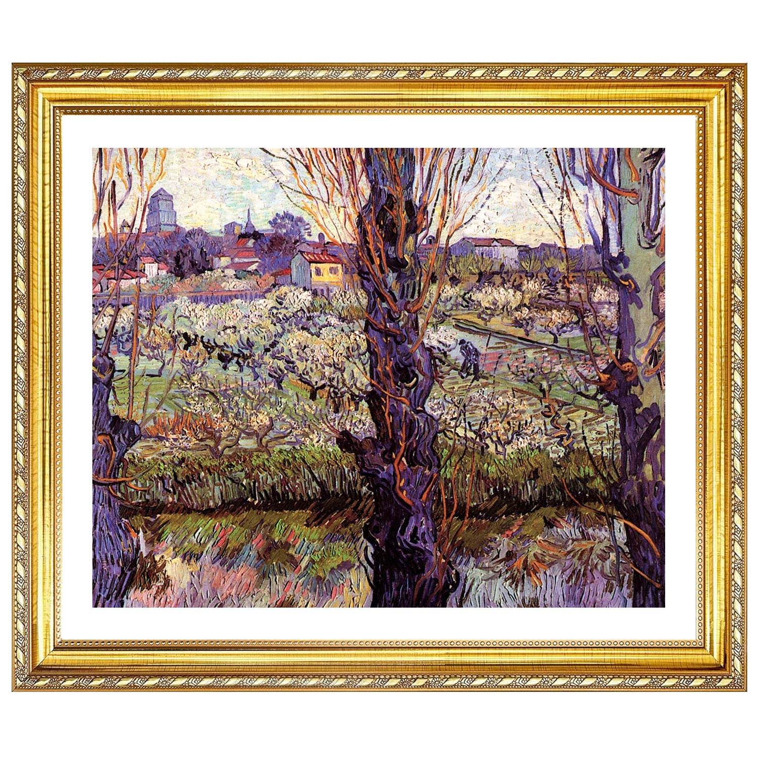 Vincent Van Gogh Orchard In Blossom Wall Art Van Gogh Poster