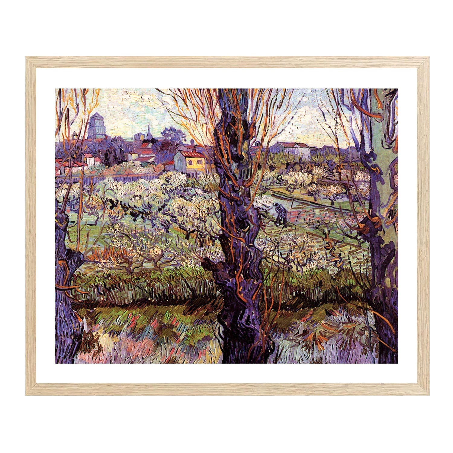 Vincent Van Gogh Orchard In Blossom Wall Art Van Gogh Poster